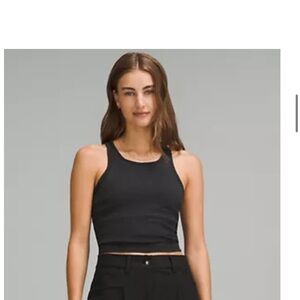 Lulu lemon Ebb to Street cropped tank 8